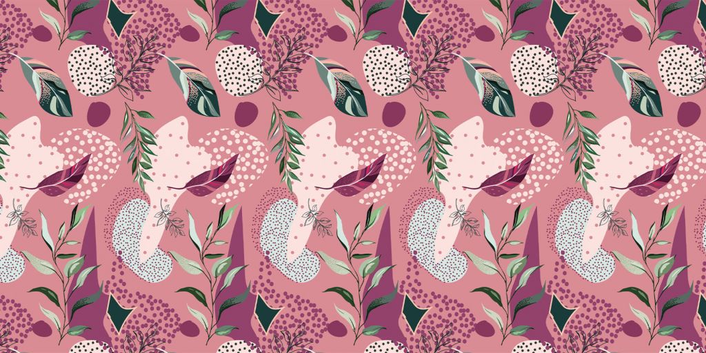 Motif de fleurs, rose clair