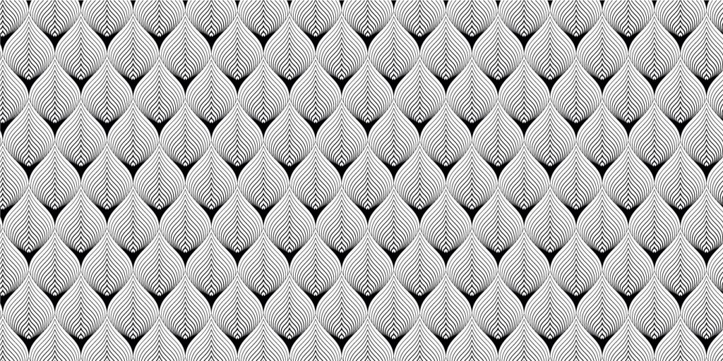 Motif Pétales de fleurs abstraites