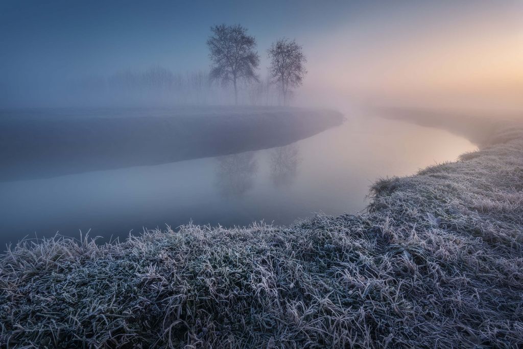 Cold a Bucolic sunrise