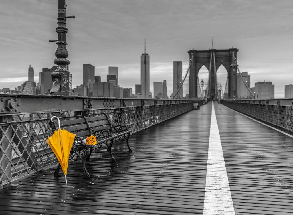 Parapluie jaune