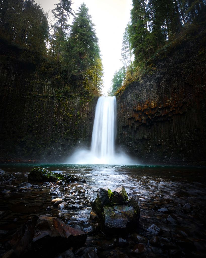 Chute d'eau de l'Oregon