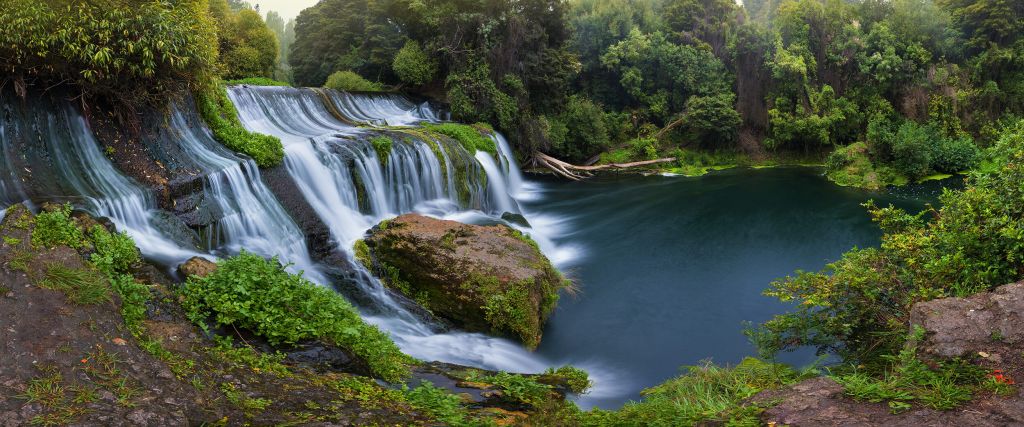 Chute d'eau cachée