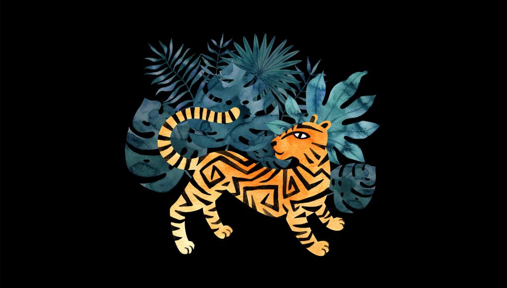 Illustration d'un tigre