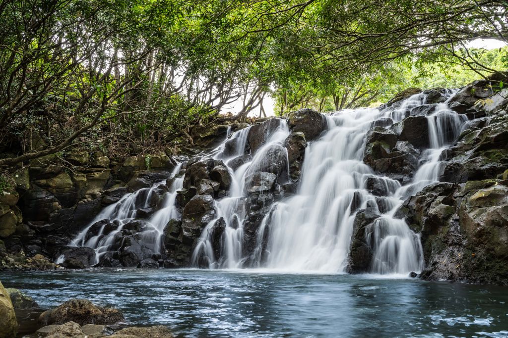 Chute d'eau à l'île Maurice