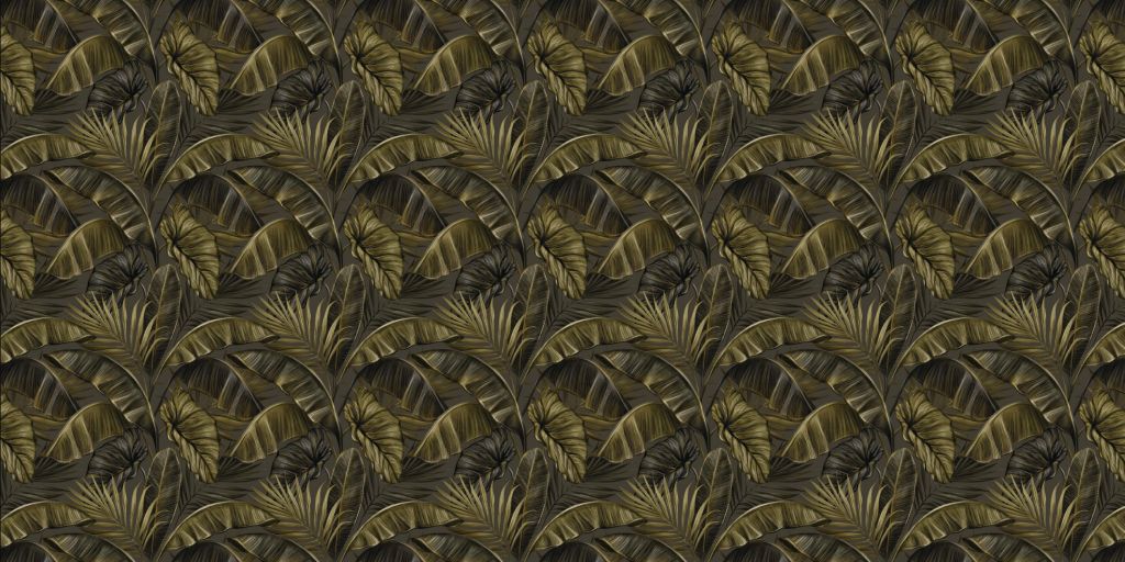 Feuilles de bananier foncé