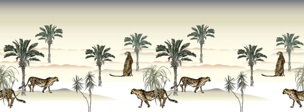 Illustration de léopards