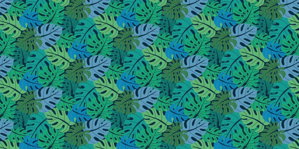 Feuilles de la jungle tropicale