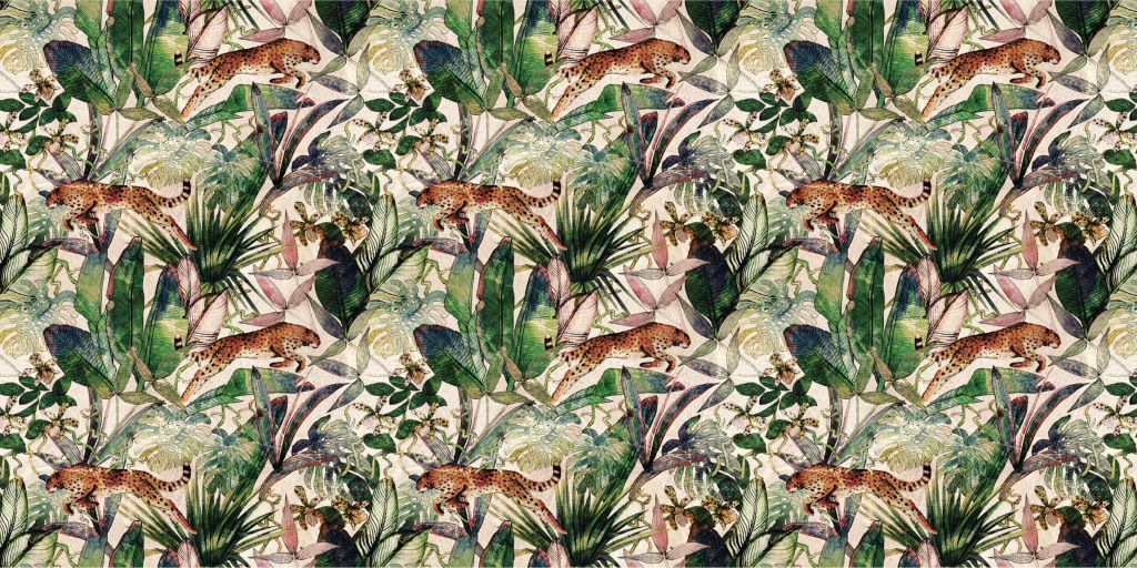 Panthère dans la jungle