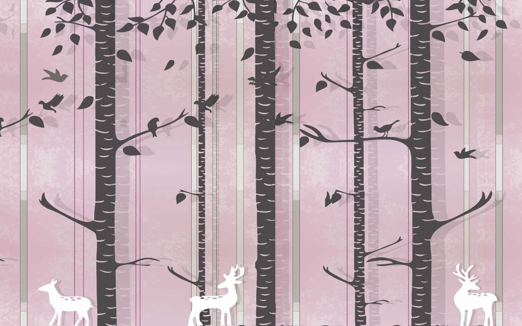 La forêt rose