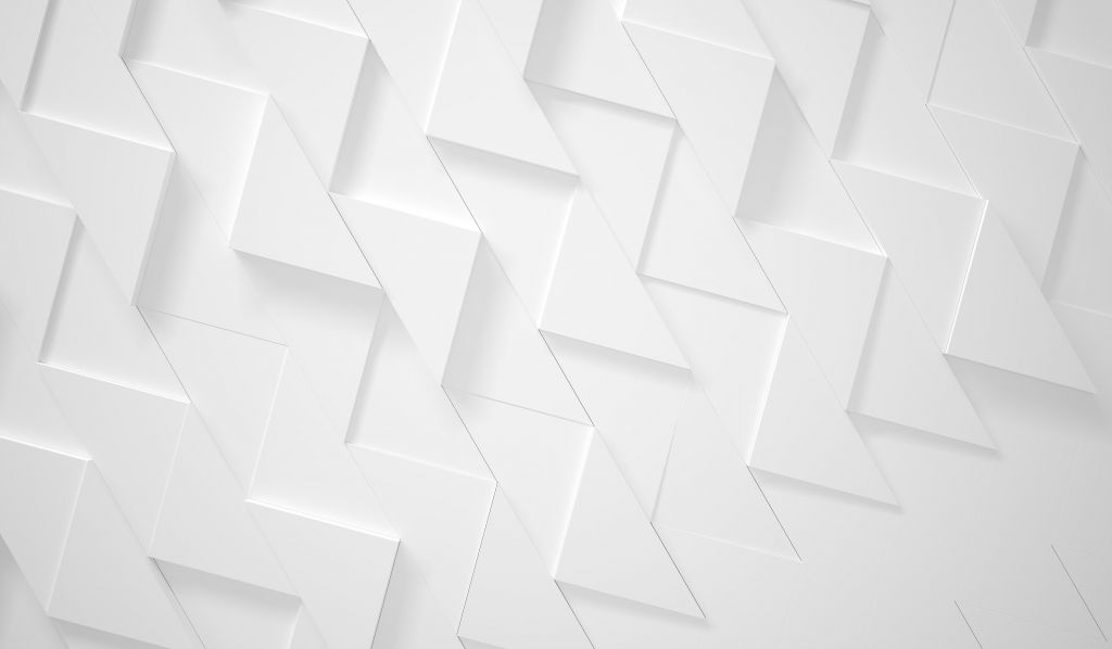 Triangles 3D blancs