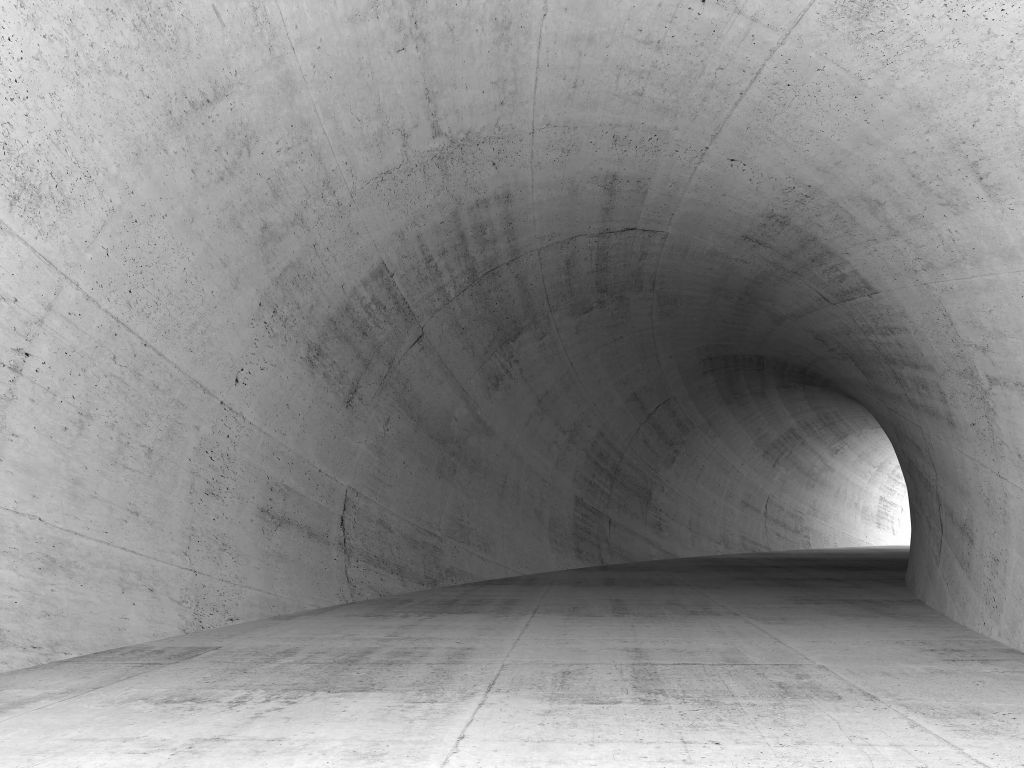 Tunnel en béton