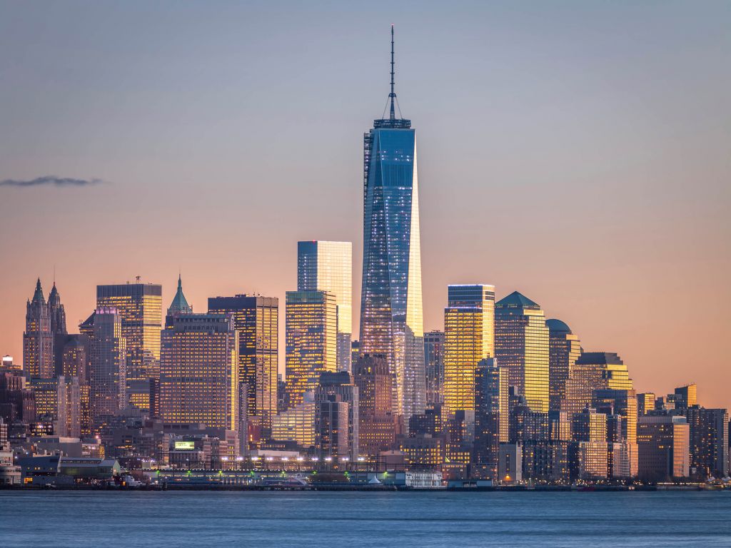 Coucher de soleil à New York