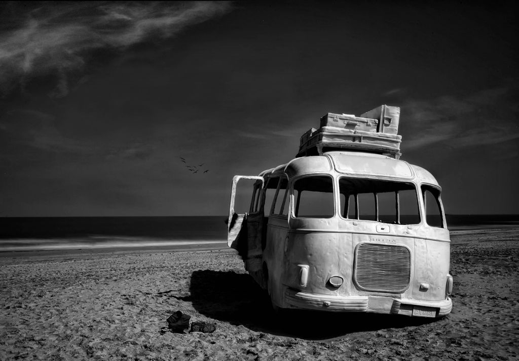 Beached Bus