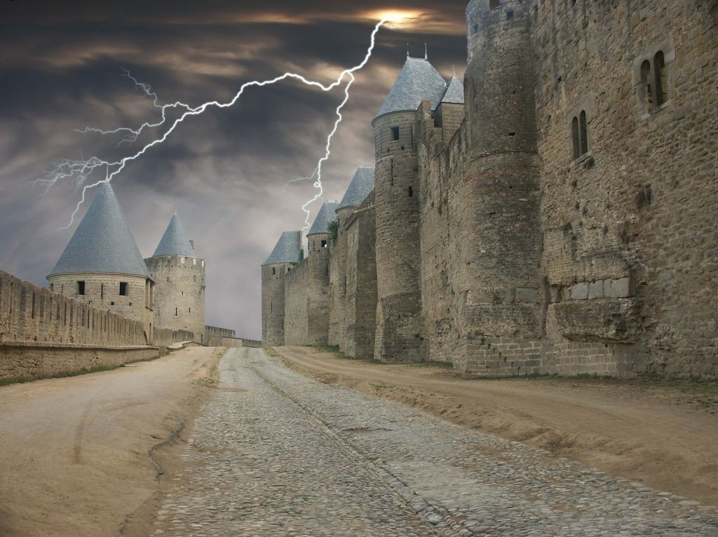 Tempête au château