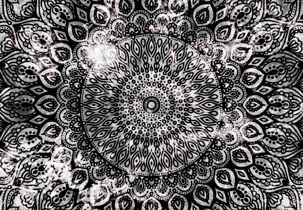 Mandala abstrait