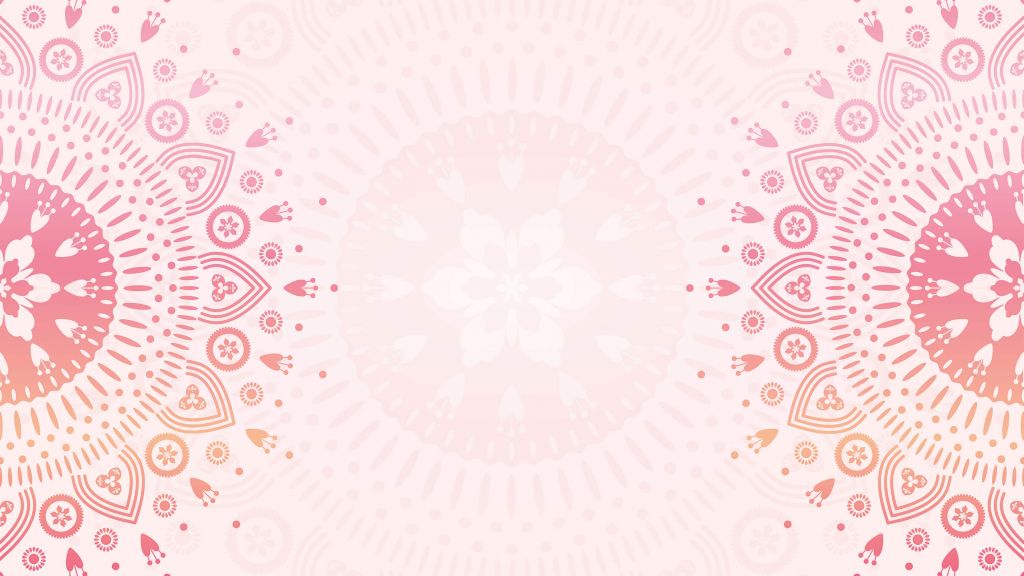 Mandalas de fleurs roses