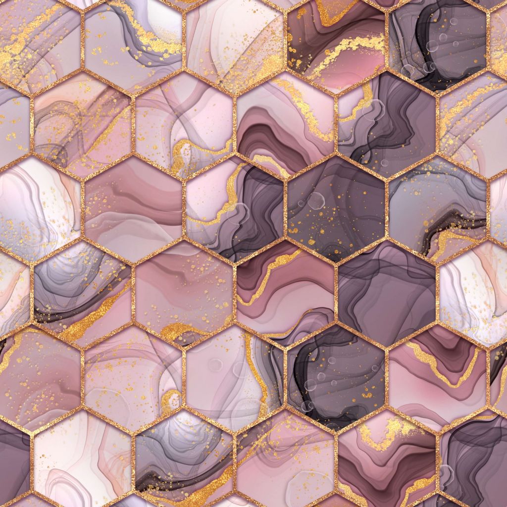 Nid d'abeilles coloré