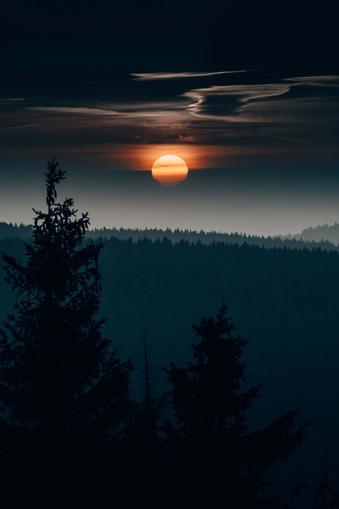 Coucher de soleil magique