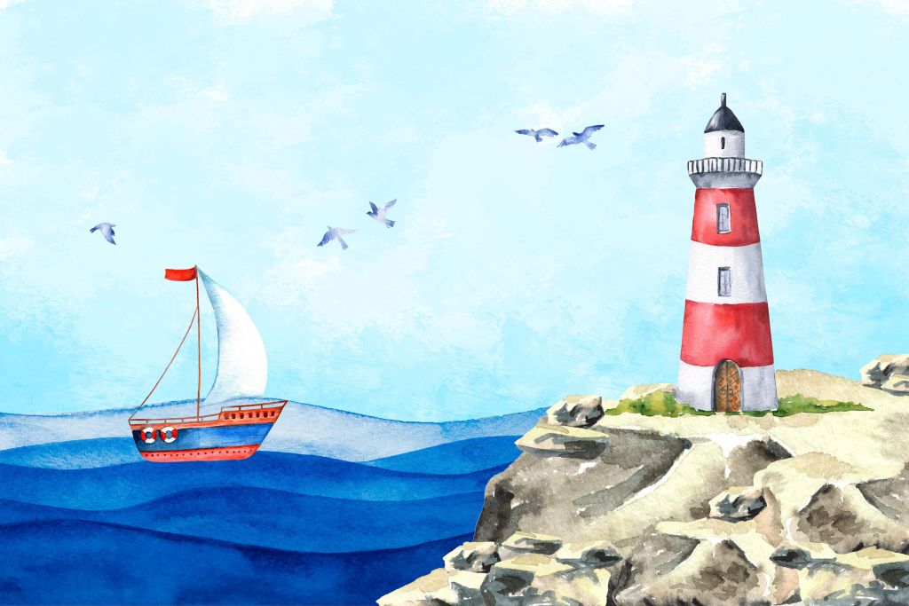 Phare sur les rochers