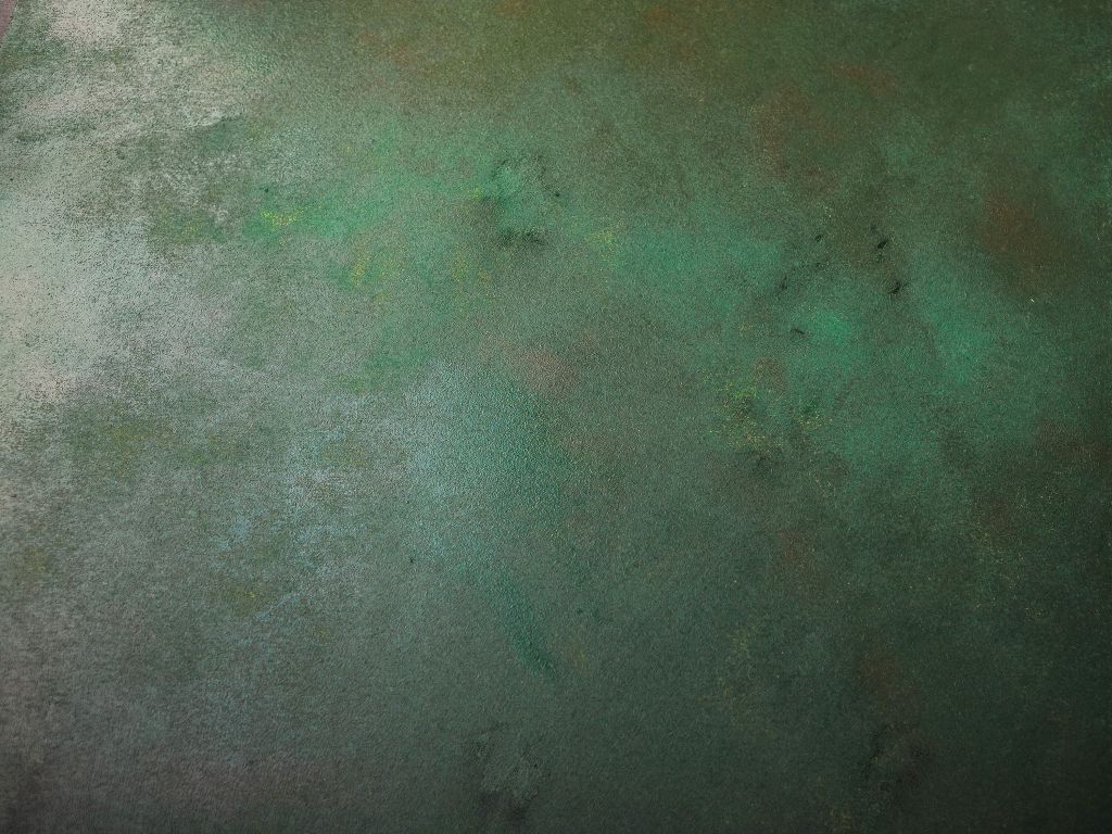 Acier teinté vert