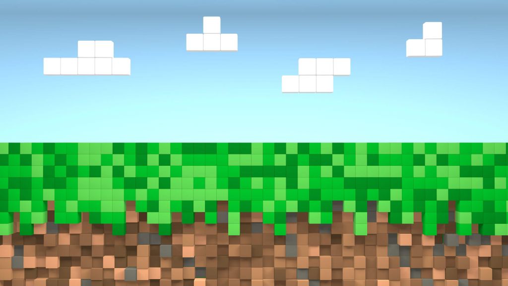 Paysage de Minecraft