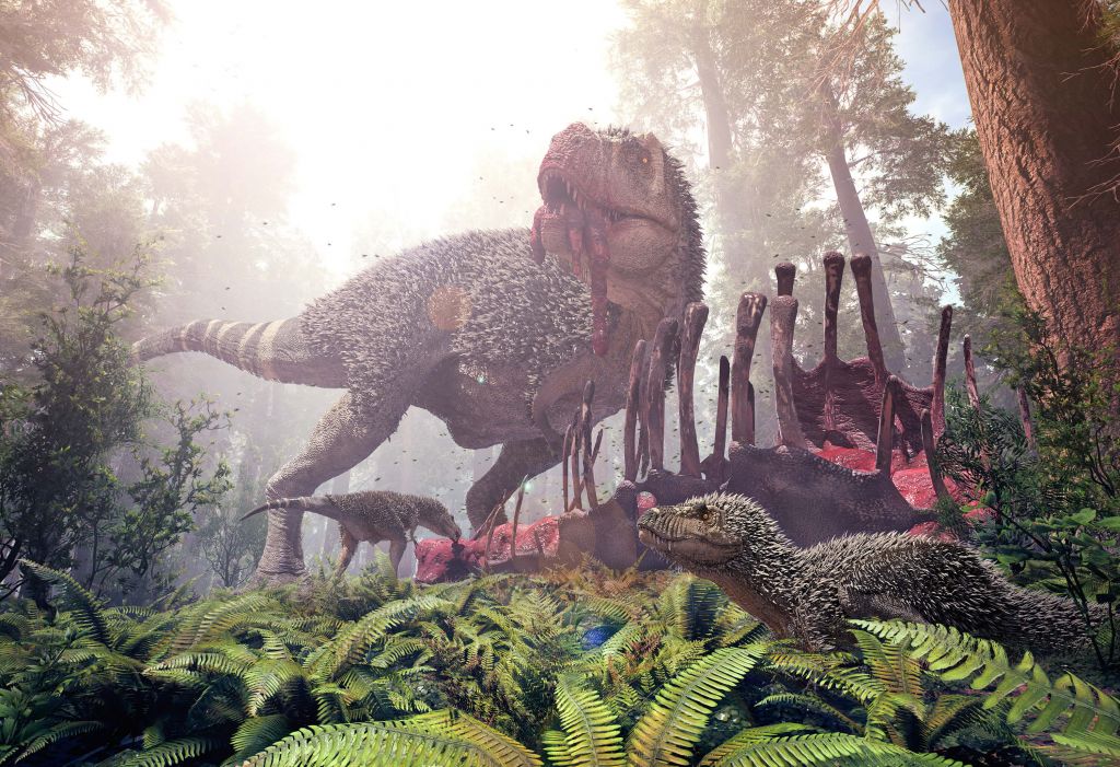 Le Tyrannosaurus Rex et ses petits