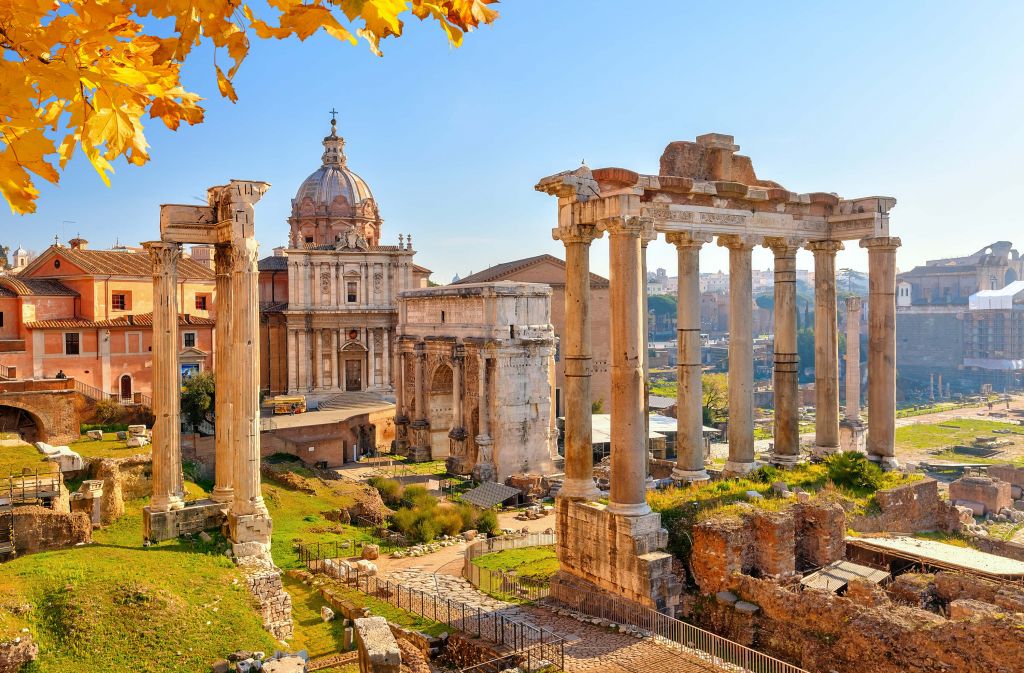 Ruines romaines à Rome