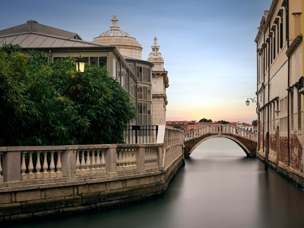 Coucher de soleil à Venise