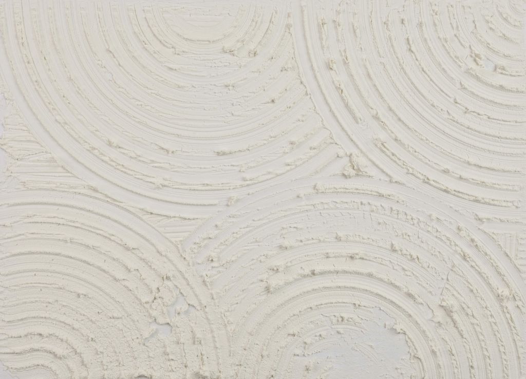 Cercles Zen avec structure en blanc cassé