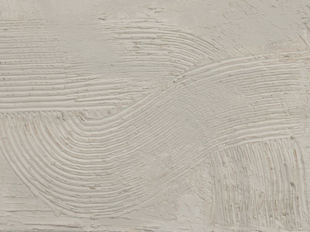 Lignes texturées en blanc cassé