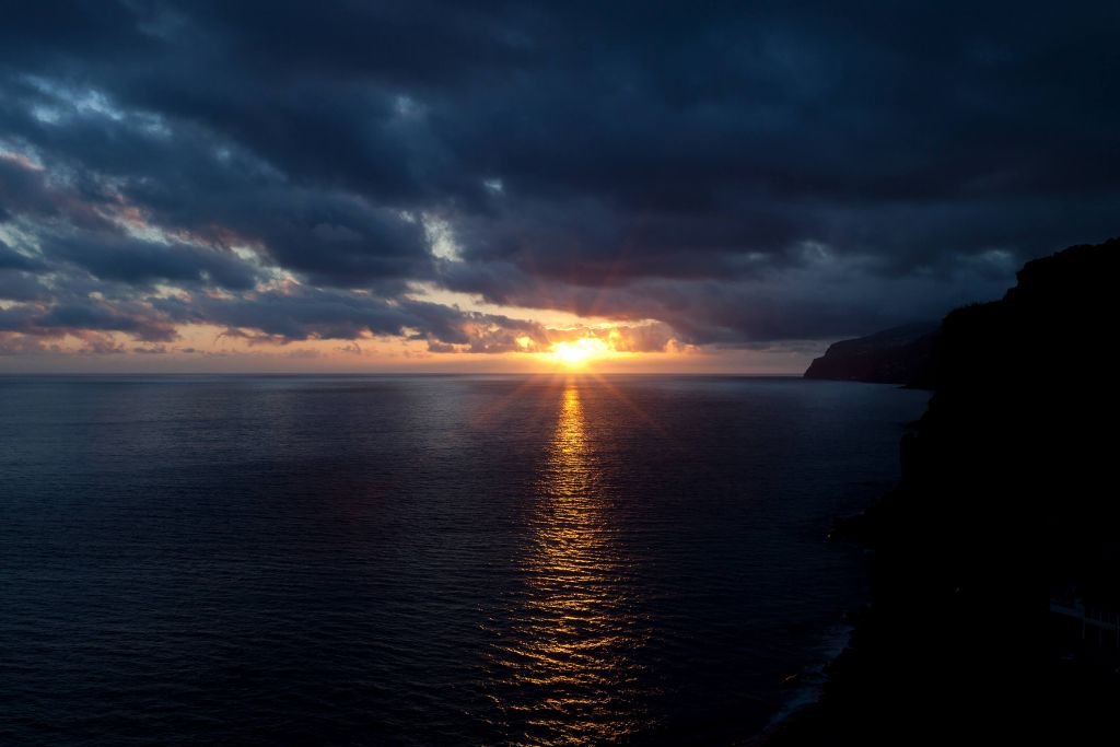 Coucher de soleil à Madère (Portugal)