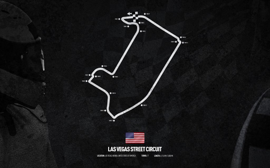 Circuit de Formule 1 - Circuit de Las Vegas - Amérique