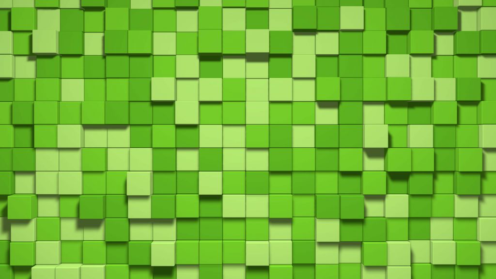 Blocs d'herbe 3D Minecraft