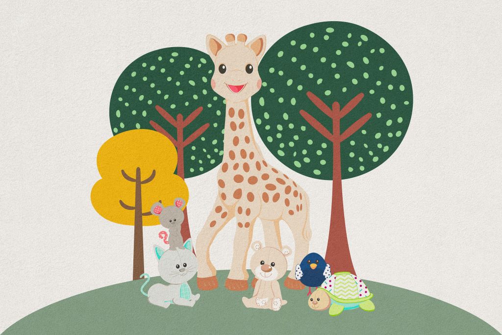 Des amis dans la forêt