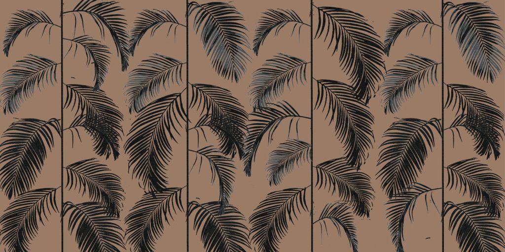 Feuilles de palmiers tropicaux