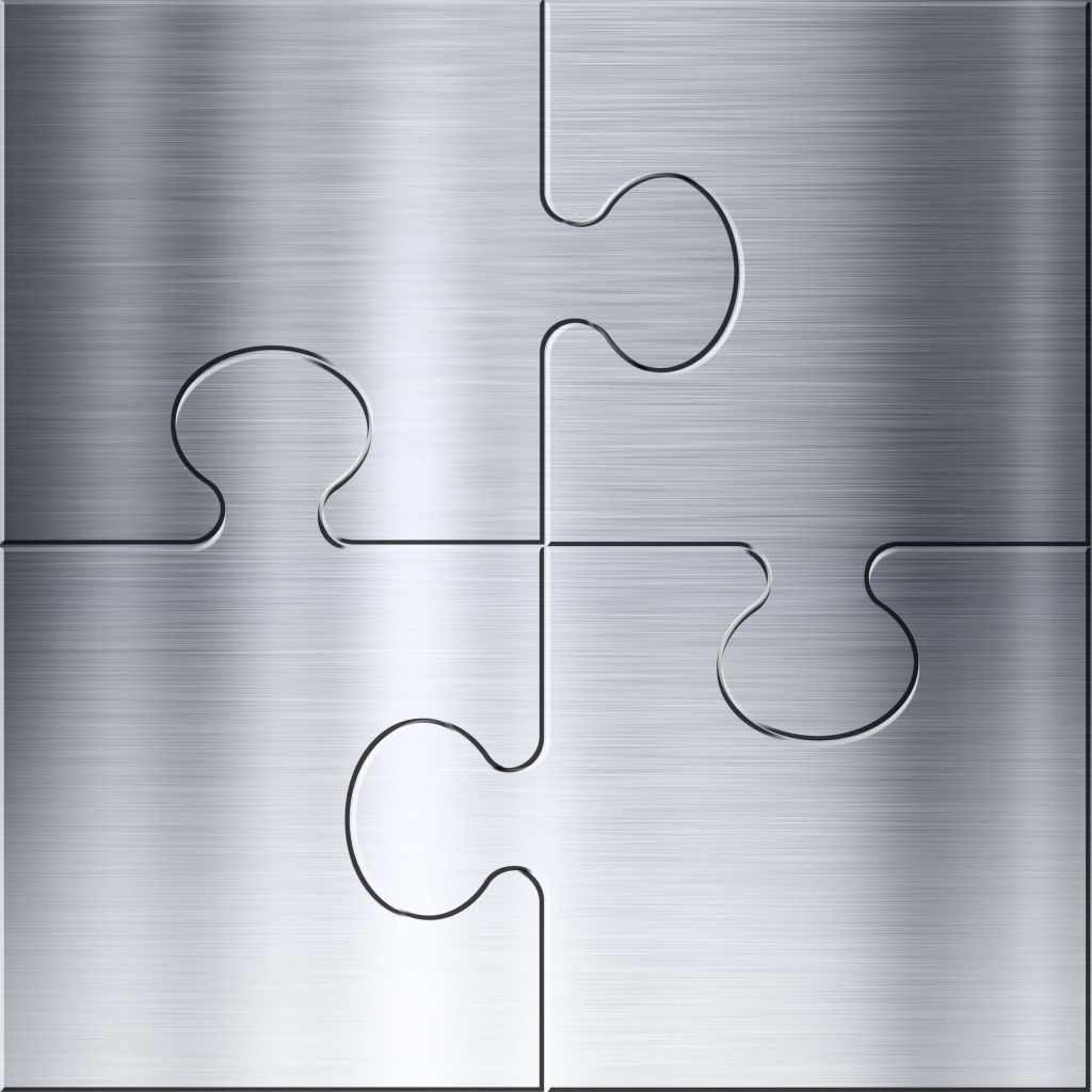 Puzzle en métal