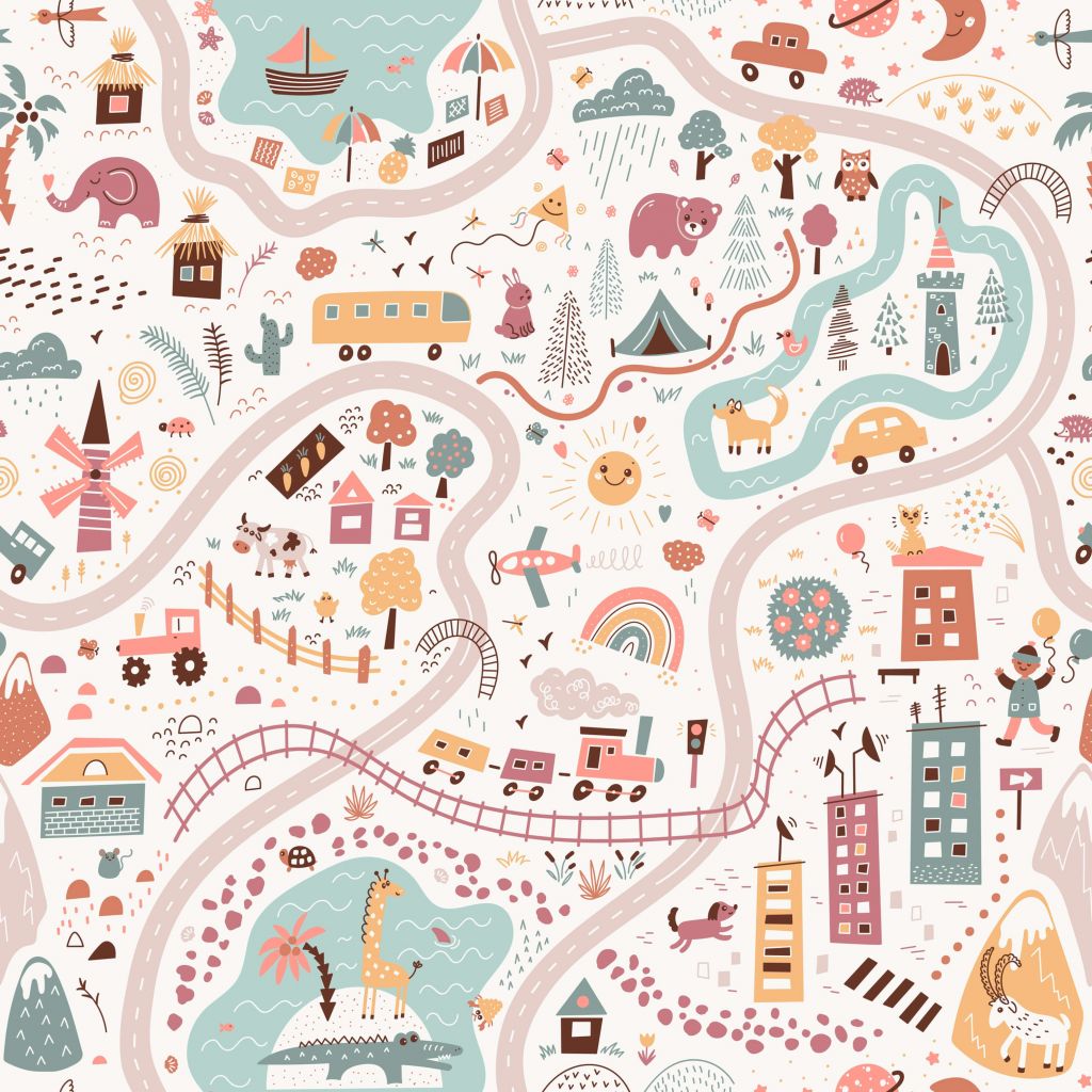 Carte monde enfants