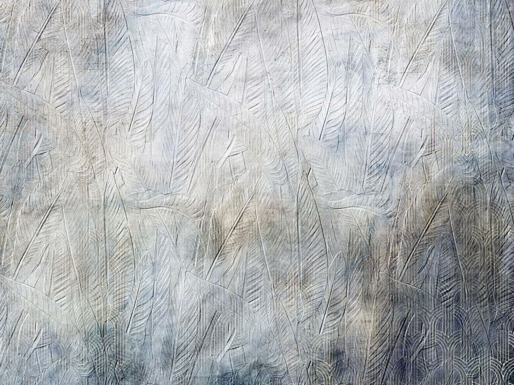 Feuilles en béton