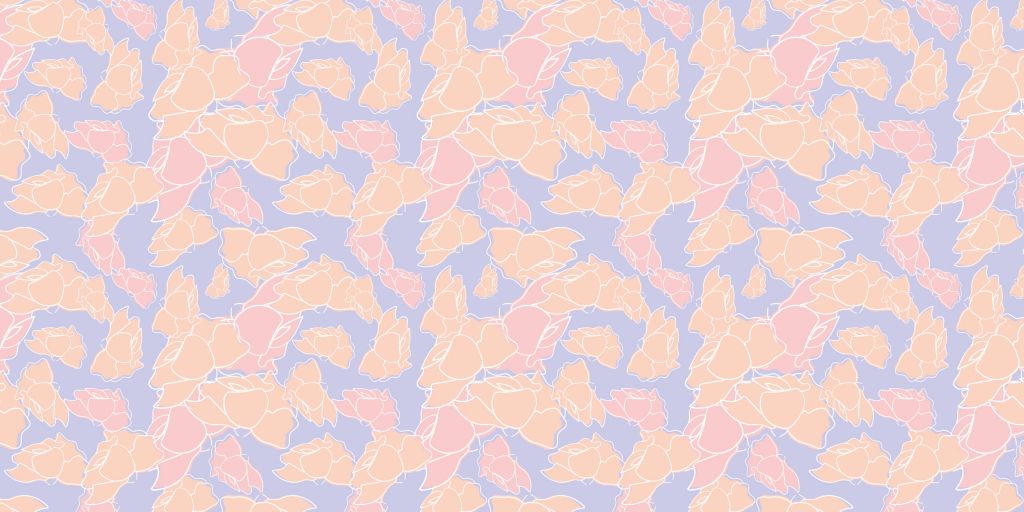 Layered butterfly flowers in pastel colors