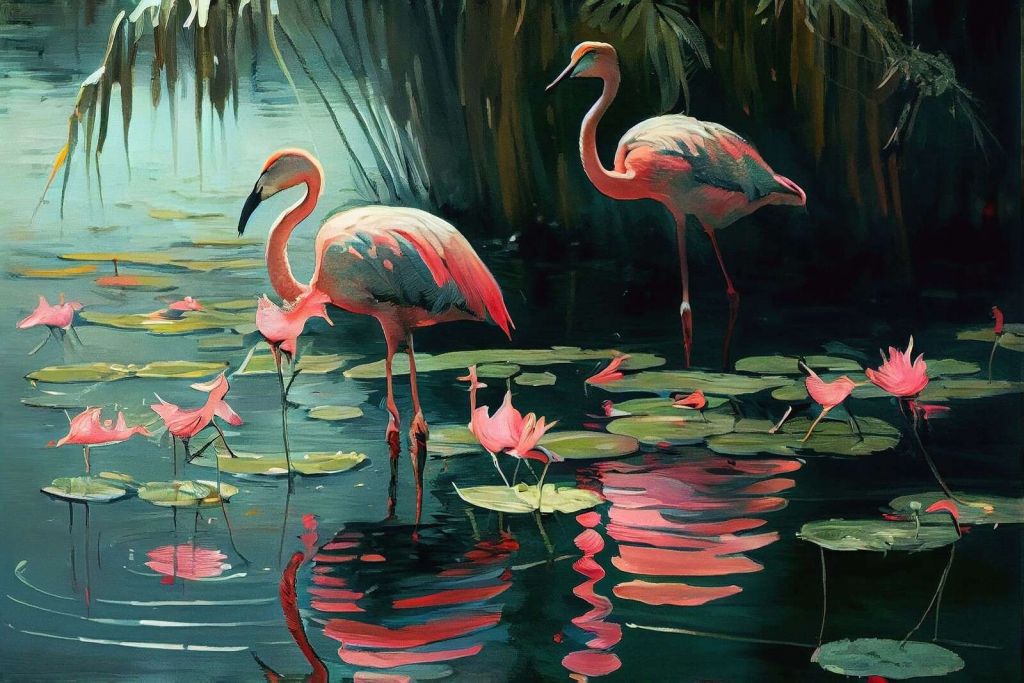 Oasis de Nénuphars Flamant