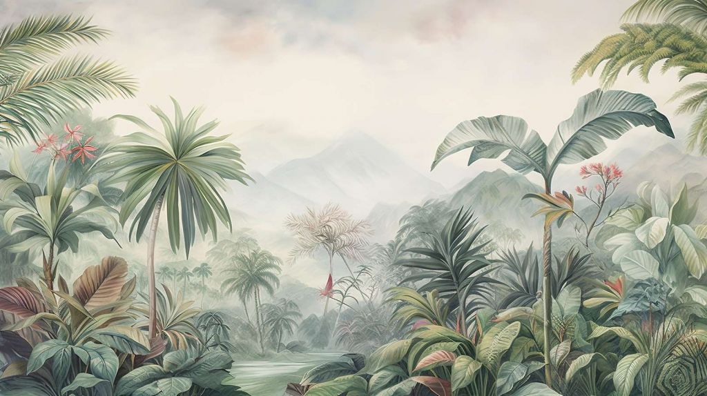 Panorama des Tropiques en Pastel