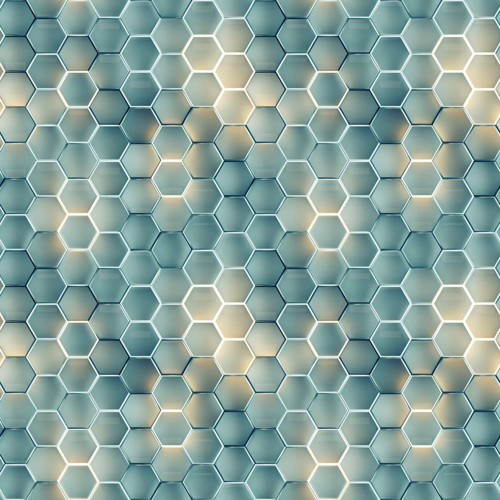 Hexagones Scintillants