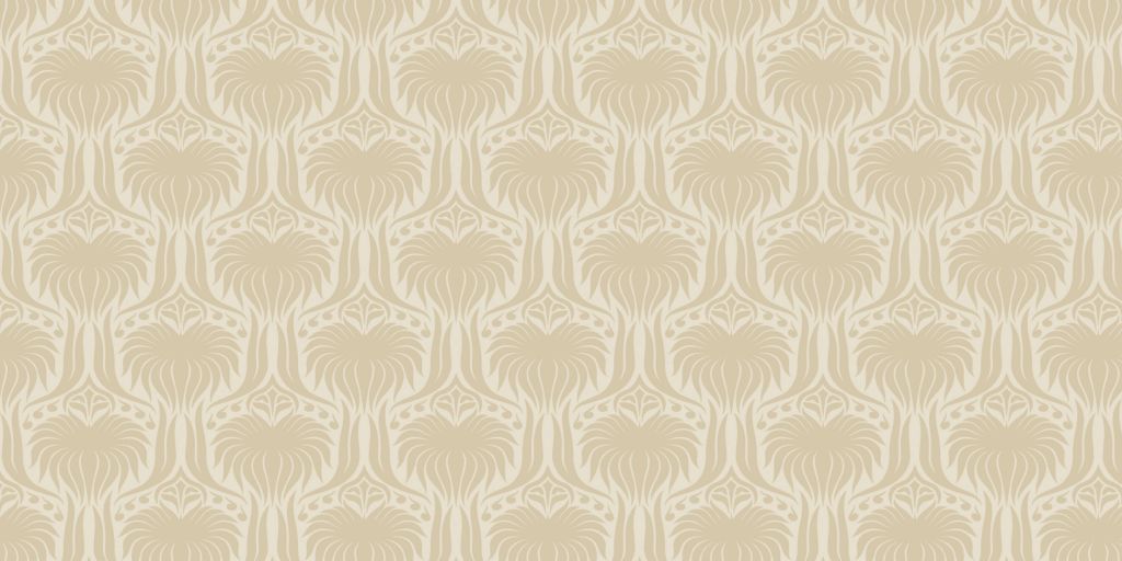 Motif de symétrie en sablier beige