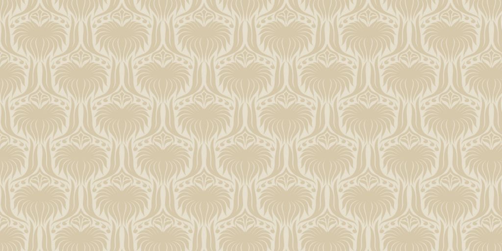 Motif de symétrie en sablier beige