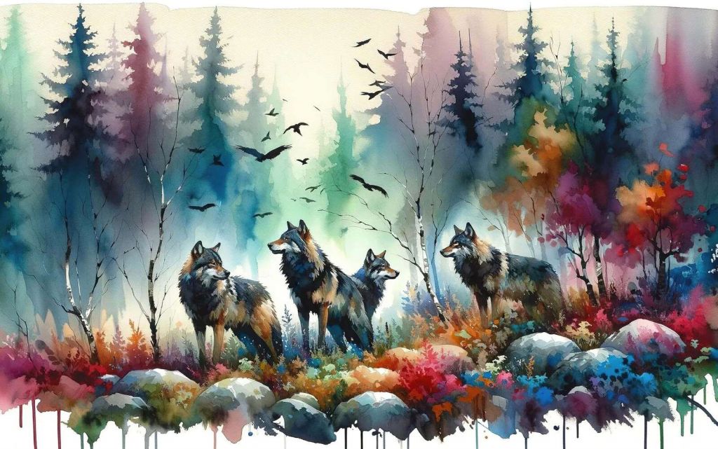 Mélodie Sauvage les Loups