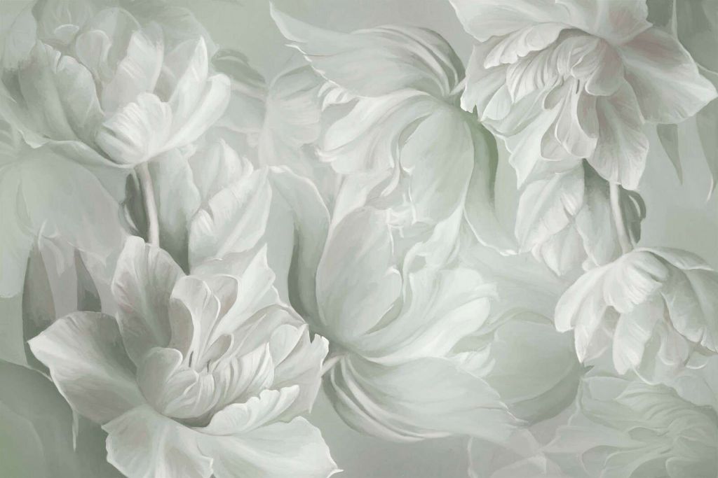 Grandes tulipes vertes
