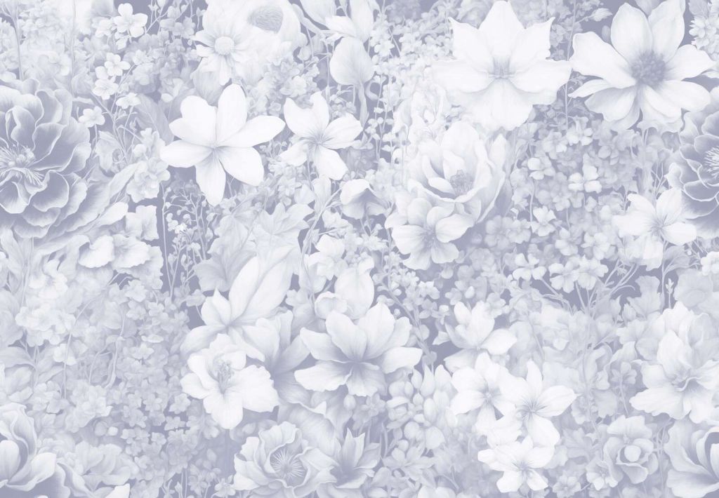 Festival de fleurs sans couture - lavande
