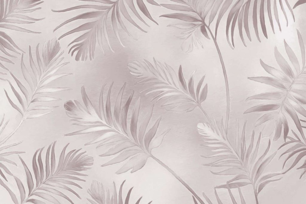 Feuilles dorées sur un gris clair foncé