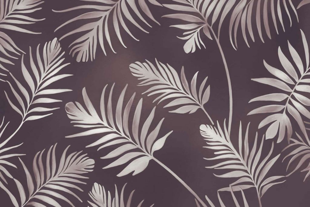 Feuilles dorées sur terre sombre