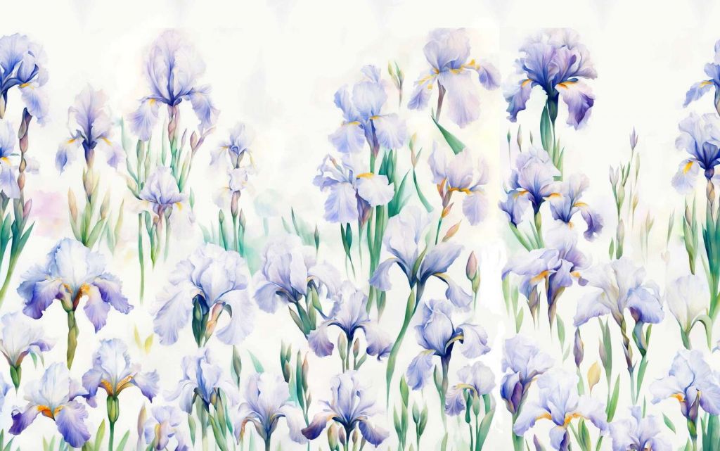 Iris dansent pastel sans couture